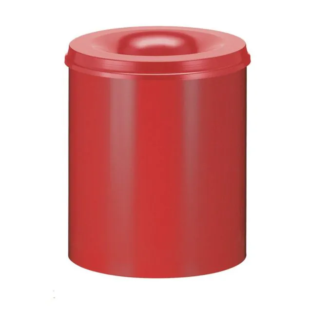 Selbstlöschender Papierbehälter 80 Liter rot