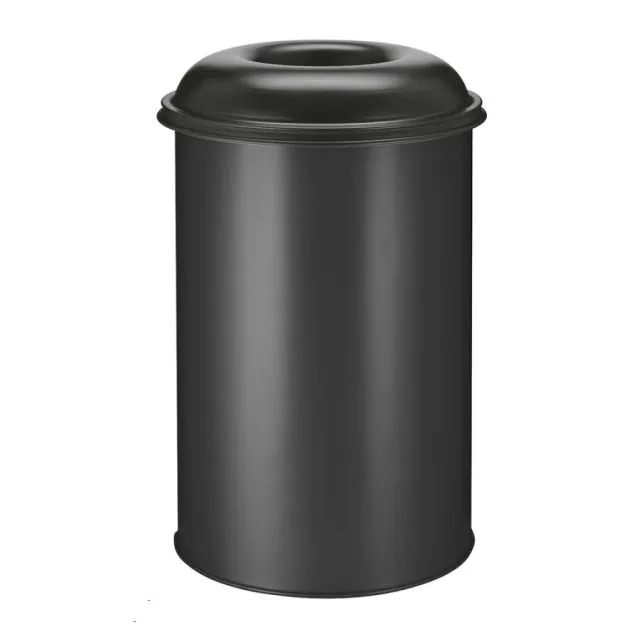 Flammendämpfende Papierlagerbehälter 200 Liter schwarz