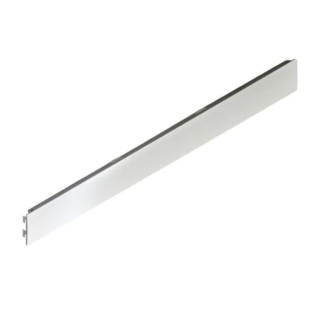 Ladenregal Rückwand 1000x100 mm (HxBxT) geschlossen RAL9001