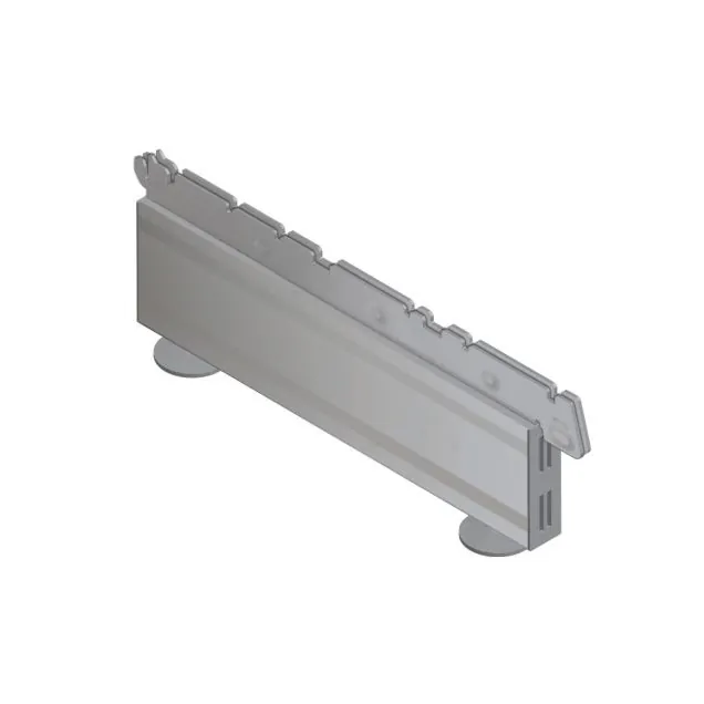 Ladenregal Fuß 370 mm RAL9006