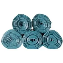 Original Abfallsäcke 70L 580x1020x0.5mm Grau - Rolle von 20 Säcken