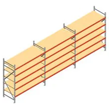 Vorteilsreihe Weitspannregal AR 3000x5030x800 mm (HxBxT) 5 Ebenen