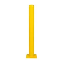 Schutzpfosten auf Fußplatte 76x3,25x750mm Gelb