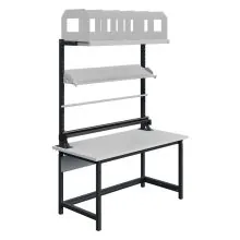 Höhenverstellbare Arbeitsbank Sofame Laminat 30mm 1500x750x770-1050 mm 300kg Anthrazit