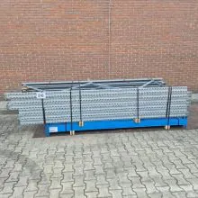 Sonderposten gebrauchte Stow Palettenregale 3200/3300x14100x1100 mm (HxBxT) 2 Ebenen