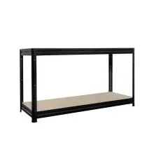 Werkbank Pro 2 Eb. 600kg schwarz 870x1600x600 mm (HxBxT)