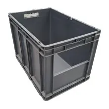 Gebrauchte SSI Schaefer EF 6420 Lagerbehälter, stapelbar 600x400x420 mm (HxBxT) grau