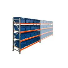 Fächerschrank AR 2000x2250x600 mm (hxbxt) 4 Ebenen mit 20 Verteilungskisten Anfangsregal