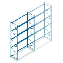 Gebrauchtes Stow Palettenregal 5250x2700x1100 mm (HxBxT) 4 Ebenen Grundregal