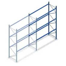 Gebrauchtes Stow Palettenregal 4050x2700x1100mm (HxBxT) 3 Ebenen Anbauregal