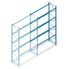 Gebrauchtes Stow Palettenregal 5250x2700x1100 mm (HxBxT) 4 Ebenen Anbauregal