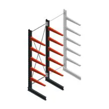 Medium Kragarmregal BR einseitig 3000x1000x800 mm (HxBxT) 5 Ebenen Grundregal 340/arm