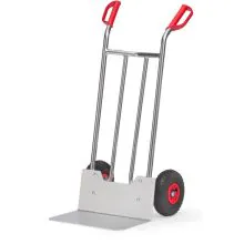 Aluminium Sackkarre 150 kg 1150 mm mit Luftreifen, extra große Schaufel