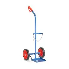 Gasflaschenwagen 100 kg für 1 Gasflasche à 20,40 oder 50 Liter mit Gummireifen