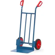 Stahl-Sackkarre 250 kg 1150 mm mit Gummibereifung und extra großer Schaufel
