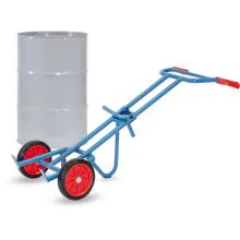 Fasskarre 300 kg 1600 mm mit Gummibereifung