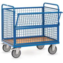 Kastenwagen 600 kg 1000x700 mit Drahtgitterwänden