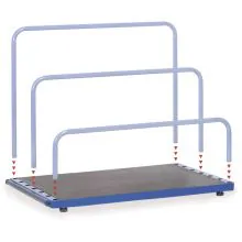 Plattenständer 1200 kg mit Ladefläche 1200x800 mm (LxB)