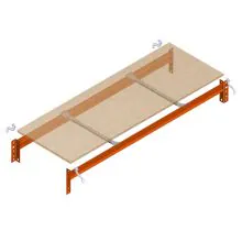 Ebene AR Weitspannregal 2250x800 mm (HxBxT)