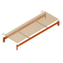 Ebene AR Weitspannregal 2700x900 mm (HxBxT)