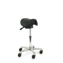 Score Sattelhocker Amazone mit Rollen schwarz