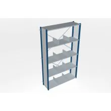 Grundregal gebrauchtes Nedcon Fachbodenregal 2000x1220x400 mm (HxBxT) 5 Ebenen