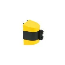 Magnetische Spule mit Absperrband gelb-schwarz 50mm 5m
