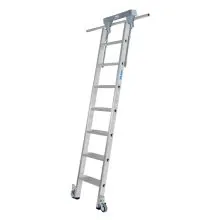 Stellingladder Krause verrijdbaar 1x7 sporten 900mm