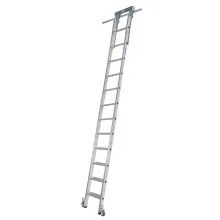 Stellingladder Krause verrijdbaar 1x12 sporten 2100mm
