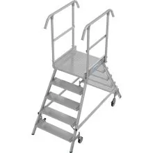 Plattformtreppe Krause beidseitig 2x5 Stufen 1200mm
