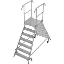 Plattformtreppe Krause doppelseitig 2x7 Stufen 1700mm