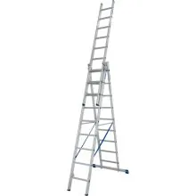 Reformleiter Krause 3x9 Sprossen 4850mm