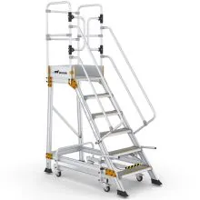 Plattformtreppe Wixor mit Handbremse und 6 Stufen