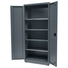 Materialschrank mit 4 Fachböden grau 2030x920x450 (HxBxT)