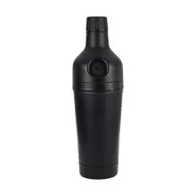 210L Petman Kunststoff-Flaschencontainer, Schwarz