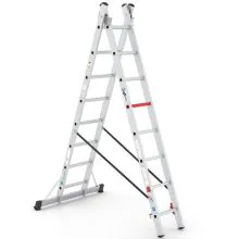 Reformleiter Wixor 2x8 Sprossen