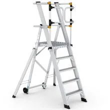 Lagertreppe Wixor klappbar extra sicher 5 Stufen
