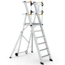 Magazin-Treppe Wixor klappbar extra sicher 6 Stufen