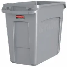 Slim Jim Container mit Luftschlitzen, 60ltr grau, Rubbermaid