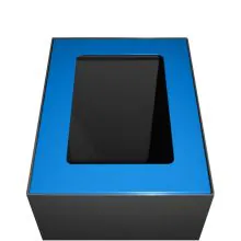Top modulares Abfalltrennsystem 60 l, Blau