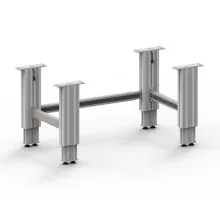 Elektrisch verstellbarer Werkbank-Rahmen 663-1063 mm Höhe 1200 kg Arbeitsplattenlänge 1300-2350 mm
