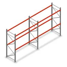 Kombiangebot Palettenregal AR T2 3500x5640x1100 mm (HxBxT) 2 Ebenen 1820kg/Eb.