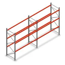 Kombiangebot Palettenregal AR T2 3500x5640x1100 mm (HxBxT) 3 Ebenen 1820kg/Eb.
