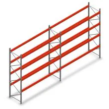 Kombiangebot Palettenregal AR T2 4000x6840x1100 mm (HxBxT) 4 Ebenen 2415kg/Eb.