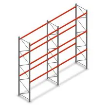 Kombiangebot Palettenregal AR T2 5000x5640x1100 mm (HxBxT) 3 Ebenen 1820kg/Ebene
