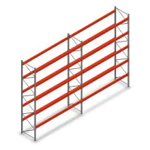 Kombiangebot Palettenregal AR T2 5000x7440x1100 mm (HxBxT) 5 Ebenen 2252kg/Eb.