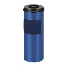 Asche-Papier-Lagerbehälter mit Doofsand 30 Liter blau-schwarz