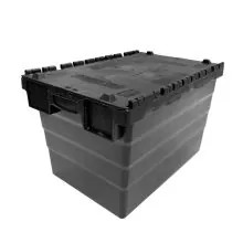 Begra Distributionskiste, Transportkiste 600x400x365 mm (lxbxh) schwarz