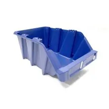 Begra stapelbarer und nestbarer Lagerbehälter S5 360x217x155 mm (lxbxh) blau