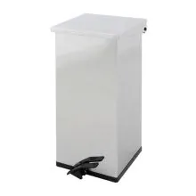 Carro-Kick Tretmülleimer 55 Liter Edelstahl-Optik